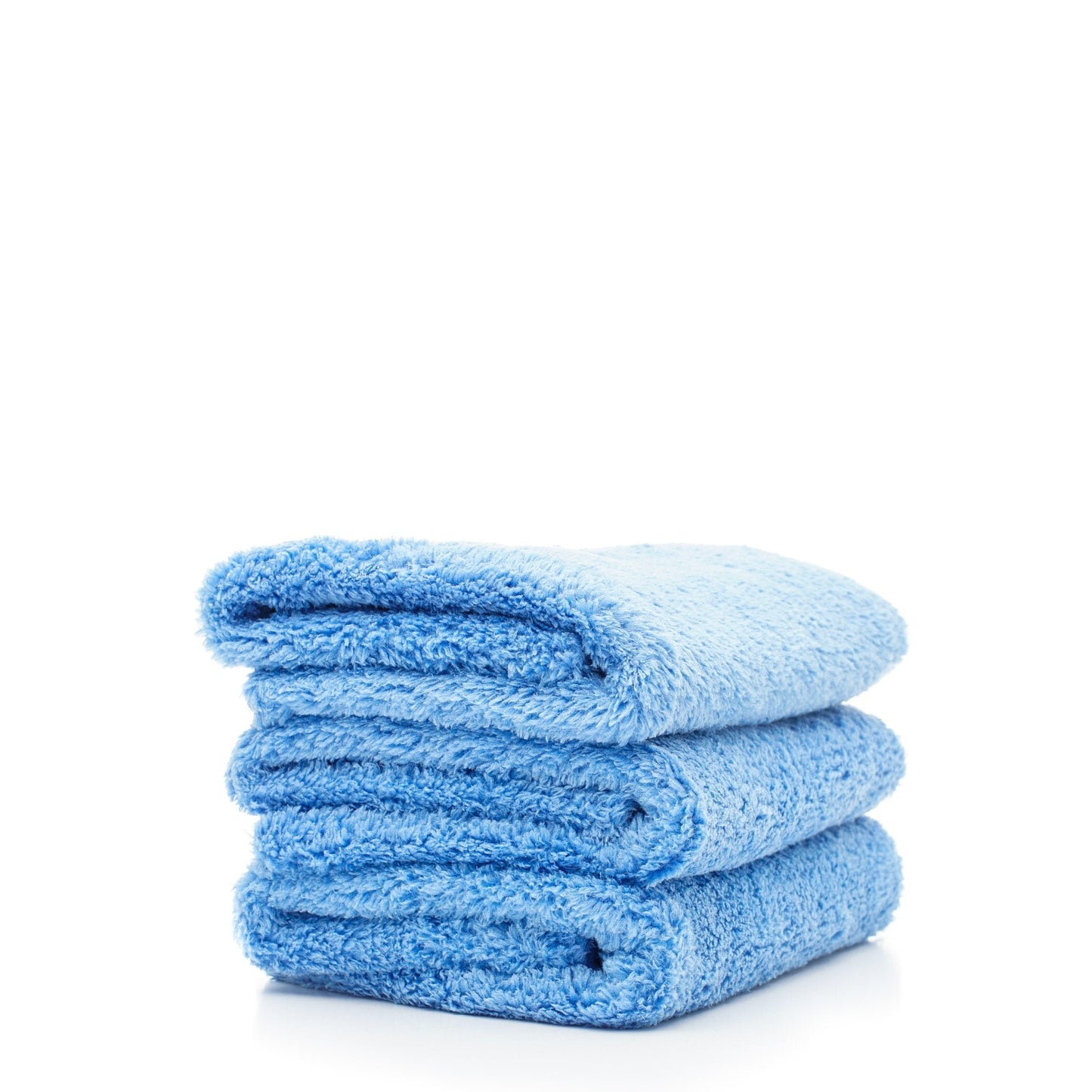 Double Plush Edgeless Microfiber Towel (Blue)