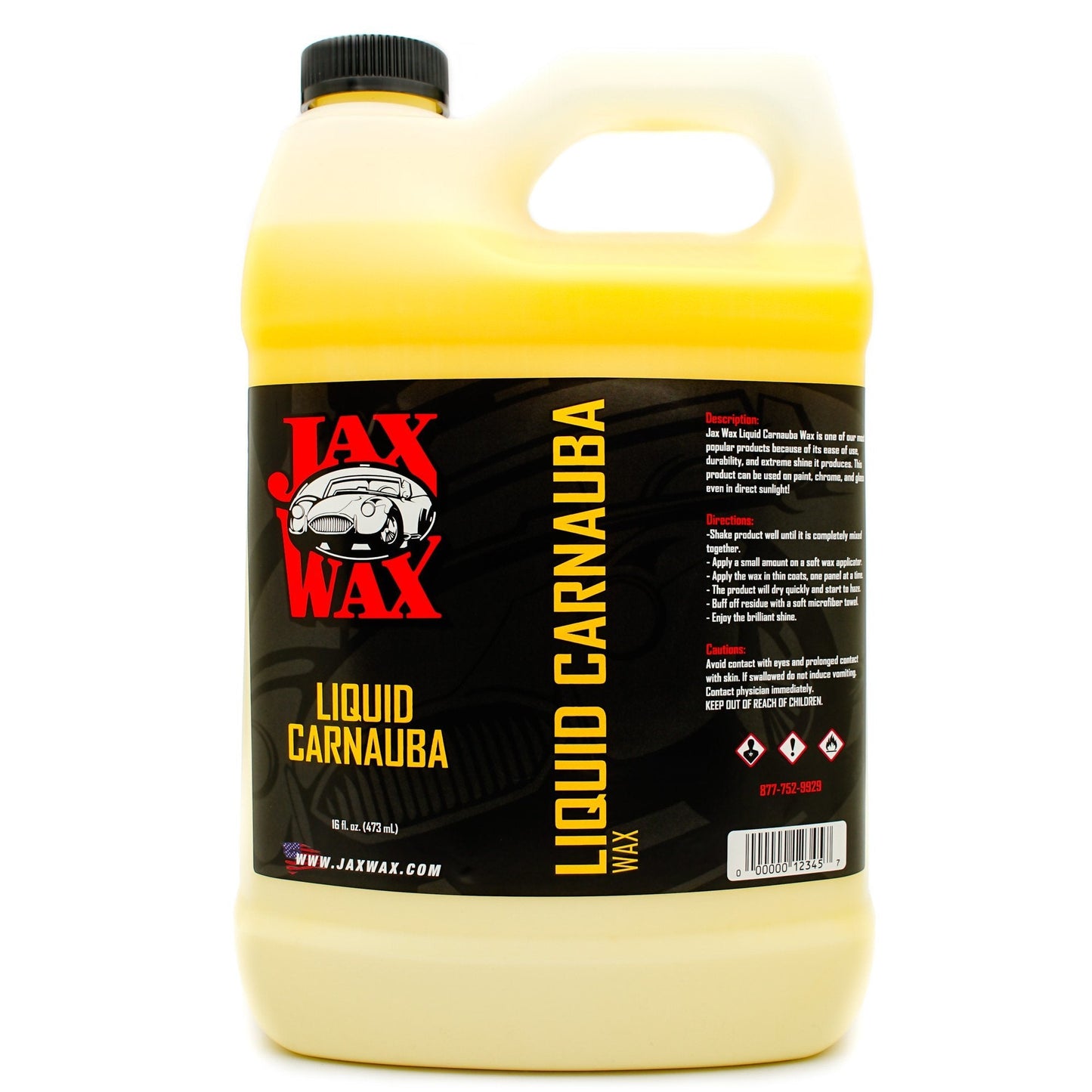 Jax Wax Liquid Carnauba Wax